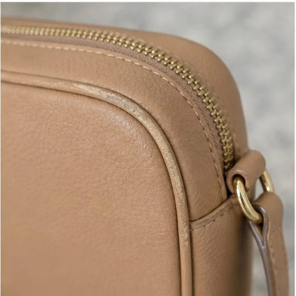 Tan Faux Leather Bag